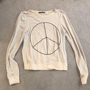 Wild fox peace sweatshirt